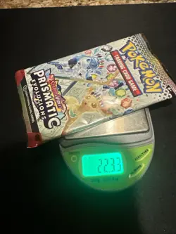 Very Heavy! 22.3g Pokemon Prismatic Evolution Booster Pack🔥Plus Free Gift🔥 - Image 1