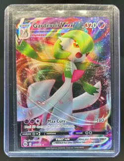 2020 Pokemon SWSH Champion's Path Gardevoir VM Holo Full Art #017/073 - Image 1