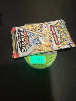 Very Heavy! 22.3g Pokemon Prismatic Evolution Booster Pack 🔥plus Free Gift🔥 - Image 1