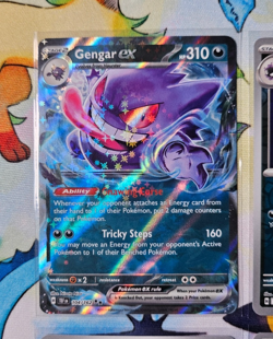 Pokemon TCG Gengar ex 104 Haunter 103 Gastly 102 Arbok 101 Temporal Forces Cards - Image 1