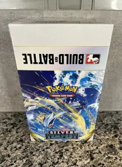 Pokemon Sword & Shield Silver Tempest Build & Battle Display Sealed - Image 1