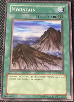 Mountain Legend of Blue Eyes White Dragon LOB-048 - Yugioh Card - Image 1