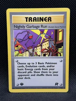 Pokemon WOTC Team Rocket - Nightly Garbage Run - 77/82 1st Edition Non Holo - NM - Image 1