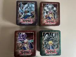 Yu-Gi-Oh 2002 tins (empty). Set Of 4! - Image 2