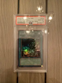 2002 YU-GI-OH! Giant Trunade MRL-048 1st Edition PSA 10 GEM MT - Image 2