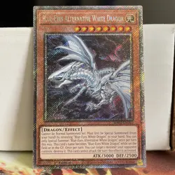 1ST EDITION BLUE-EYES ALTERNATIVE WHITE DRAGON 2024 RA02-EN010 YUGIOH CARD (NM) - Image 1
