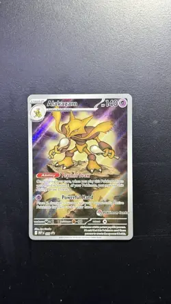 Pokemon TCG Alakazam Pokemon center stamped Promo Card - Image 1