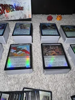 1427x Card Lot- Spider-Man Collector Set Foil Rare Extended Borderless Comic Web - Image 3