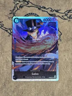 One Piece Card Game Sabo PRB02-014 Super Rare NM English - Image 1