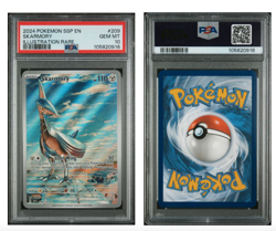 PSA 10 Skarmory 209/191 IR Surging Sparks SSP Pokemon Card GEM MINT - Image 2