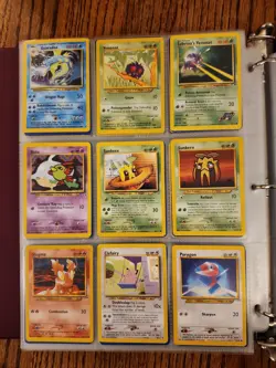 pokemon tcg card lot 1998 1999 2000 - nice cards - Image 1