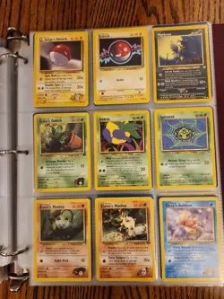 pokemon tcg card lot 1998 1999 2000 - nice cards - Image 1