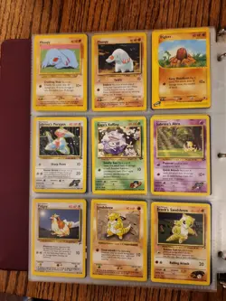 pokemon tcg card lot 1998 1999 2000 - nice cards - Image 1