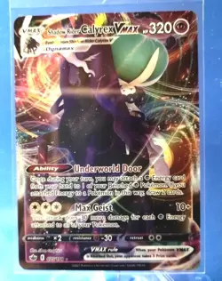 Shadow Rider Calyrex VMax HP320 2021 Collectible Pokemon Card - Image 1
