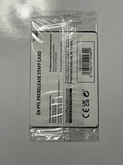 Pokemon Mega Evolution Phantasmal Flames Prerelease STAFF Promo (4 Cards) SEALED - Image 2