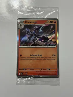 Pokemon Mega Evolution Phantasmal Flames Prerelease STAFF Promo (4 Cards) SEALED - Image 3