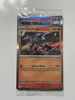 Pokemon Mega Evolution Phantasmal Flames Prerelease STAFF Promo (4 Cards) SEALED - Image 4