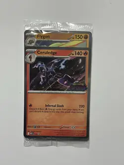 Pokemon Mega Evolution Phantasmal Flames Prerelease STAFF Promo (4 Cards) SEALED - Image 5