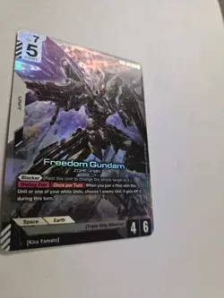 Gundam Card Game - Freedom Gundam - Newtype Rising - GD01-065 LR - NM - Image 2