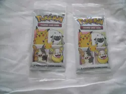 2 2021 SEALED 25th Anniversary General Mills Pokemon Cereal 3-Card Booster Packs - Image 2
