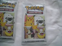 2 2021 SEALED 25th Anniversary General Mills Pokemon Cereal 3-Card Booster Packs - Image 4