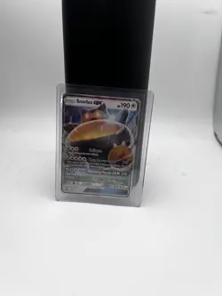 Pokemon TCG Snorlax-GX SM05 Black Star Promo Holo Ultra Rare Card Ungraded 2016 - Image 1