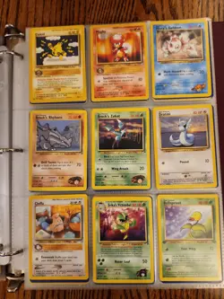pokemon tcg card lot 1998 1999 2000 - nice cards - Image 1
