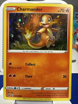 Charmander - - holo Promo - SWSH: Sword & Shield Promo Cards SWSH092 - Near Mint - Image 1
