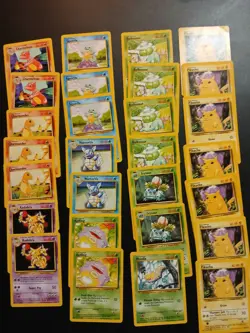 Pokemon TCG Vintage Base Set 110 Card Lot - Image 1