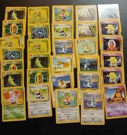 Pokemon TCG Vintage Base Set 110 Card Lot - Image 2