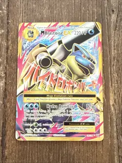 Pokemon TCG Mega M Blastoise EX Evolutions Full Art Ultra Rare Holo Card 102/108 - Image 4