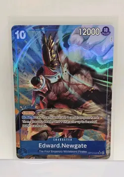 One Piece Card Edward.Newgate Alt Art OP13-042 Carrying On His Will English - Image 1