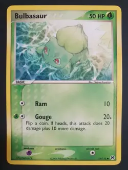 Bulbasaur 55/112 - EX FireRed & LeafGreen Set - Pokemon Card - Near Mint - Image 1