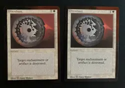 Disenchant (Revised MTG) ALTERED set of Two (2) - Image 1