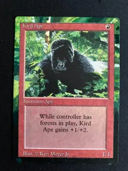 Kird Ape (Revised MTG) ALTERED playset of four (4) handpainted floating border! - Image 2