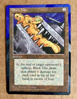 Black Vise (4th Edition) ALTERED playset of Four (4) floating border style! - Image 2