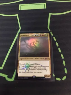 MTG Magic The Gathering Progenitus Foil Grand Prix Promo 5 Color Commander - Image 2