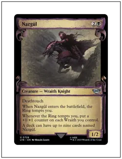 1x Nazgul 0728, Showcase Scrolls, Lord of the Rings, Magic MTG NM - Image 1