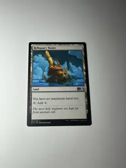 Reliquary Tower Core Set 2019 NM MTG Uncommon Magic the Gathering - Image 1