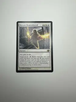 Heroes Remembered LP Planar Chaos Magic The Gathering Mtg Lightly Played Sorcery - Image 1