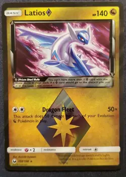 Latios Prism Star 108/168 Rare Holo Pokemon Card Celestial Storm - Image 1