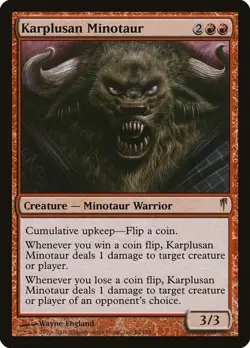 MTG - Karplusan Minotaur ColdSnap LP - Image 1