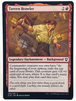 Tavern Brawler NM/M* Commander Baldur's Gate ENGLISH 200/361 mtg -UnltdCards - Image 1