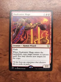Dualcaster Mage MTG Magic the Gathering Card LP Lightly Played Commander C21 - Image 1