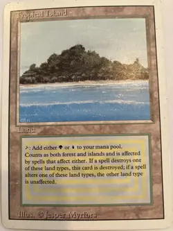 Tropical Island MTG Revised Edition Regular - Image 2