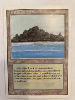 Tropical Island MTG Revised Edition Regular - Image 4
