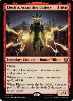 Electro, Assaulting Battery R Marvel's Spider-Man 76 NM Normal MTG - Image 1
