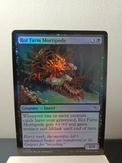 Rot Farm Mortipede Foil [LP] - Murders at Karlov Manor - MTG MKM [C] - Image 1