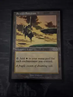 NM Serra's Sanctum Urza's Saga Mtg Magic the Gathering - Image 1