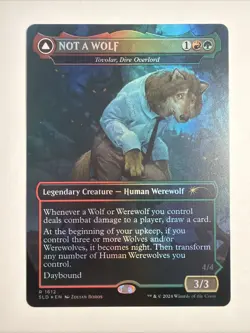 NOT A WOLF - Tovolar, Dire Overlord Secret Lair Drop Foil - Image 1